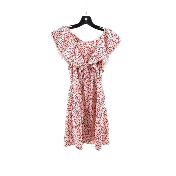 Old Navy Dresses & Skirts - Old Navy Women's Sleeveless Orange White Floral Casual Dress Size XS